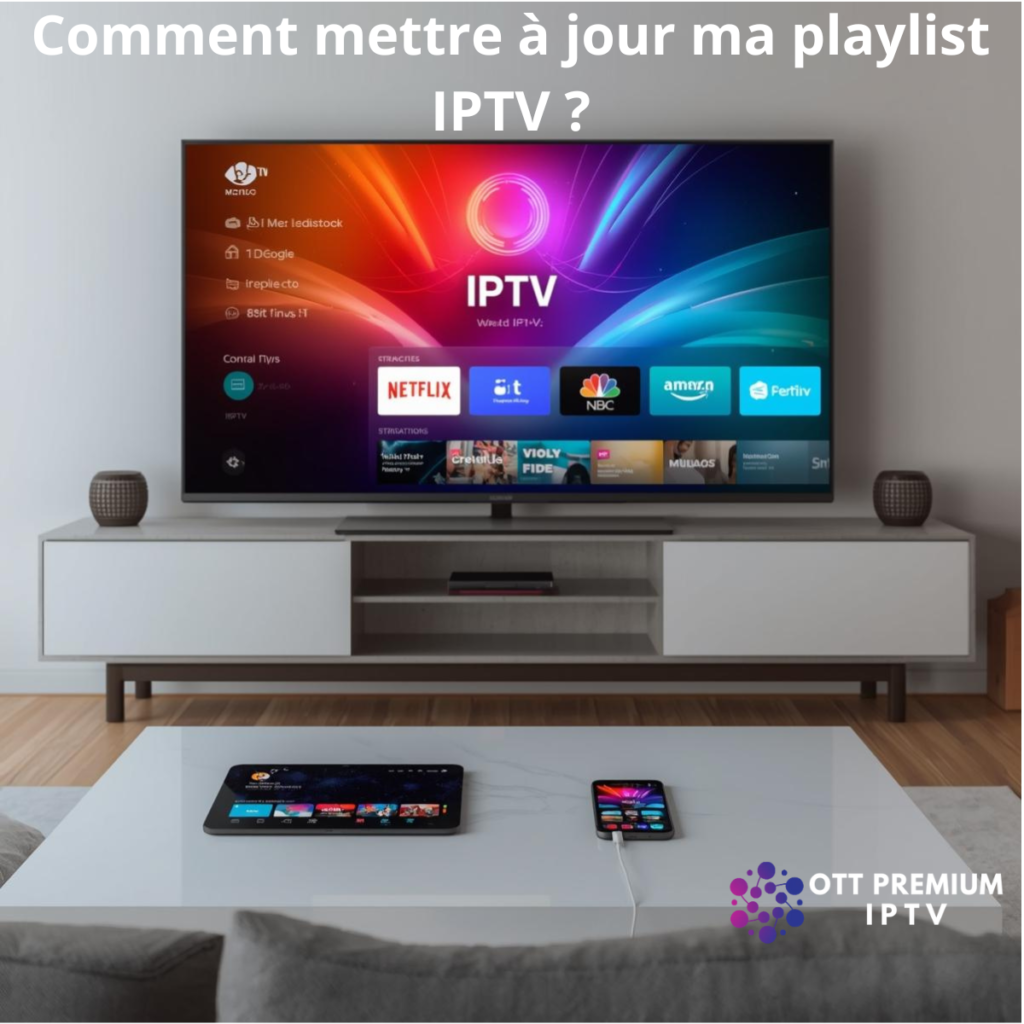 mise a jour de playlist IPTV